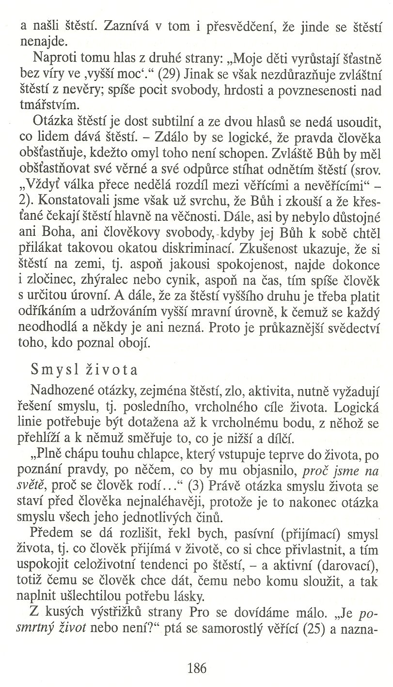 Slovo o této době / Pro et contra / strana 186