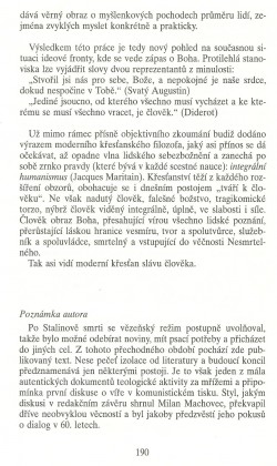 Slovo o této době / Pro et contra / strana 190