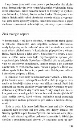 V zápasech za Boží věc / TEXTY / Dialog dvou teologií / strana 199