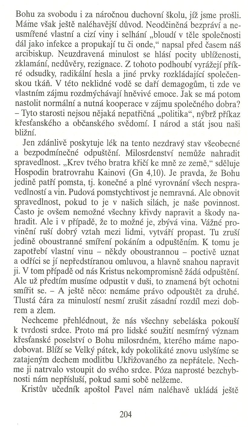 Slovo o této době / Křesťanské Ne a Ano politických vězňů / strana 204