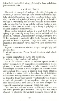 Slovo o této době / Církev dnes a zítra / strana 221