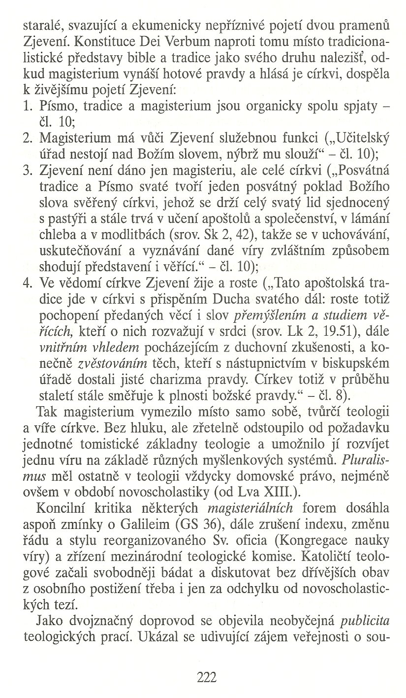 Slovo o této době / Církev dnes a zítra / strana 222