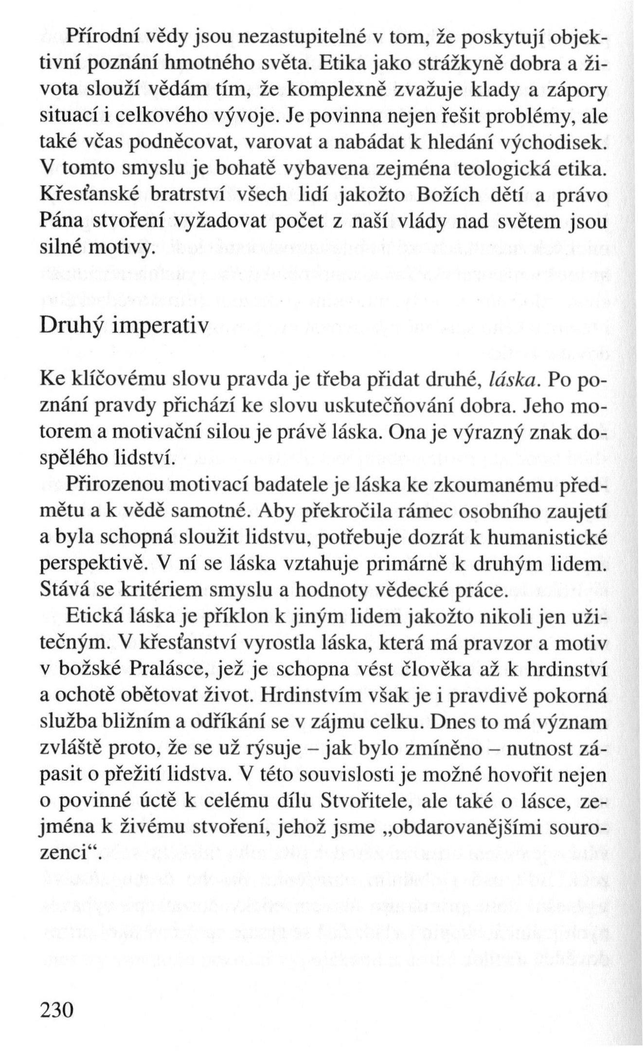 V zápasech za Boží věc / TEXTY / Člověk ekologický – zahradník země / strana 230