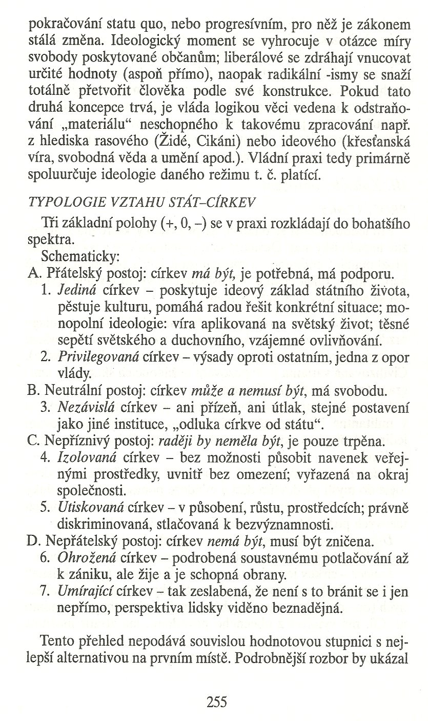 Slovo o této době / Jak církev neumírá (K teologii ohrožené církve) / strana 255