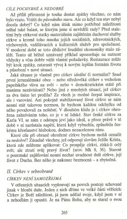 Slovo o této době / Jak církev neumírá (K teologii ohrožené církve) / strana 265