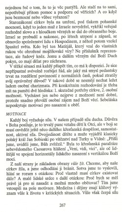 Slovo o této době / Jak církev neumírá (K teologii ohrožené církve) / strana 267