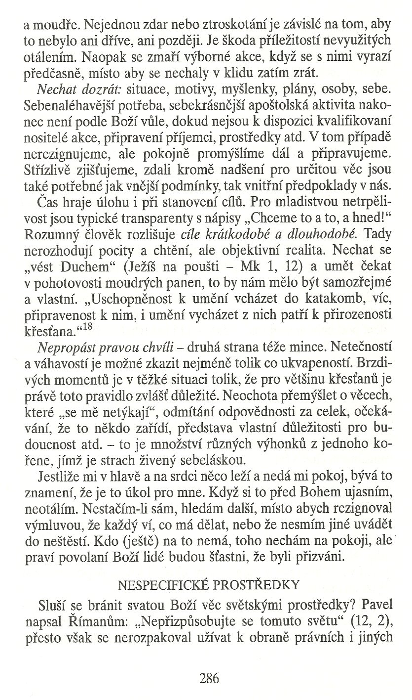 Slovo o této době / Jak církev neumírá (K teologii ohrožené církve) / strana 286