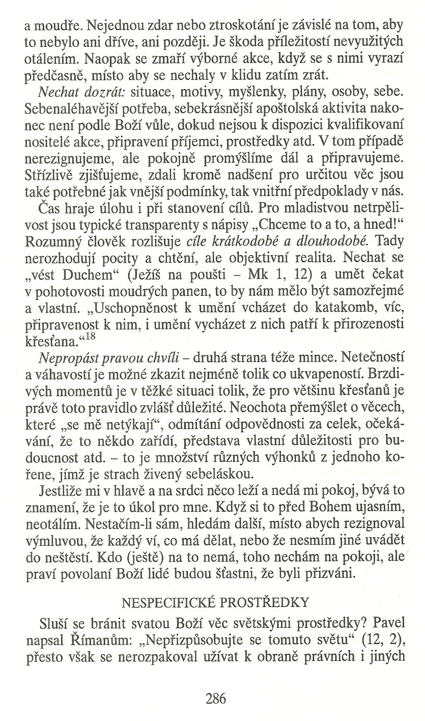 Slovo o této době / Jak církev neumírá (K teologii ohrožené církve) / strana 286